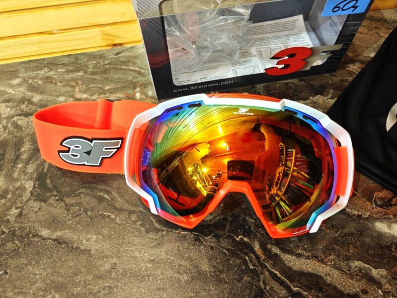 UNI LYŽIARSKE OKULIARE 3F VISON CLAW SPHERIC ORANGE